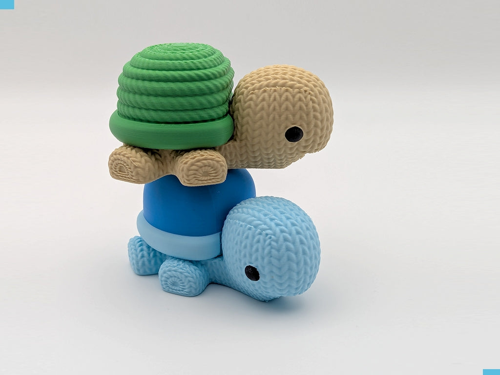 3D Printed Crochet Turtle Pocket Pet π’