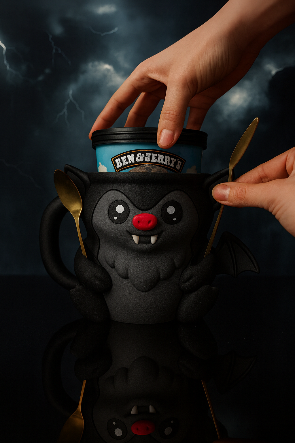 Ice SCREAM Pint Holder β Spooky, Fun & Functional! π»π¦πͺ