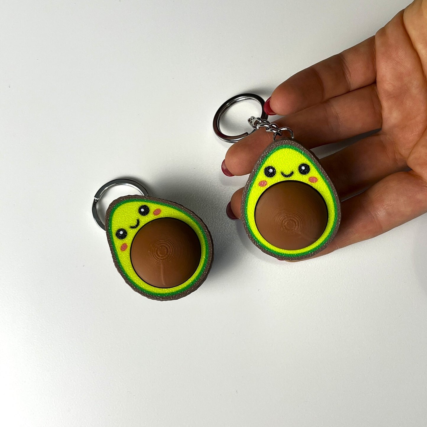 Clicky Avocados Keychain β A Satisfying Fidget for On-the-Go Fun! π₯β¨