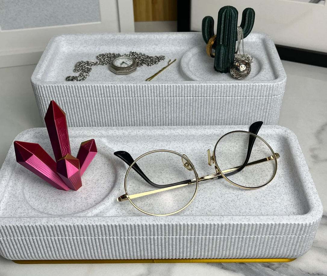 Jewelry Organizer with Changeable Magnet Ring Holder