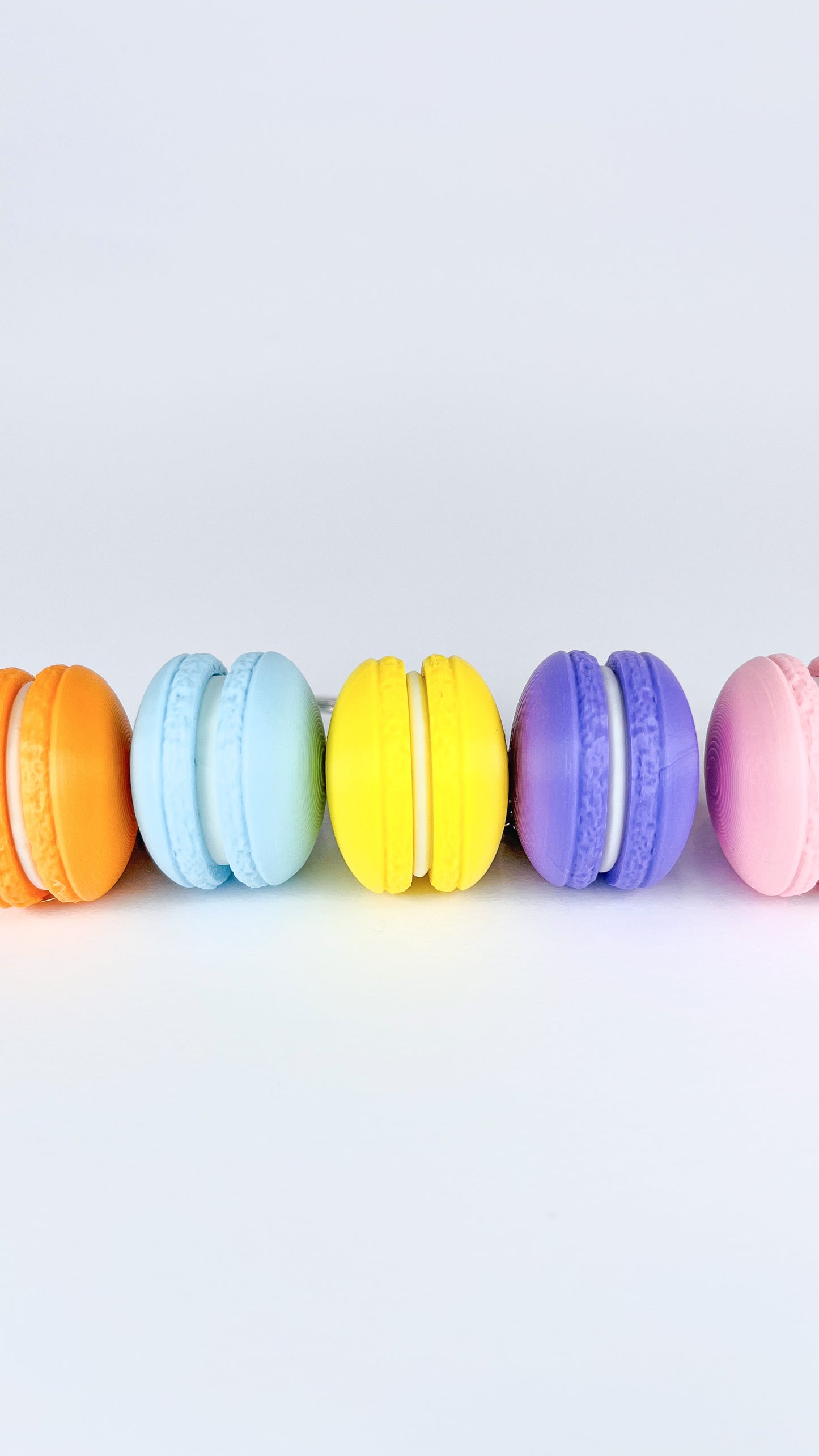 3D Printed Macaron Fidget Keychain β A Sweet and Interactive Treat! π¬β¨