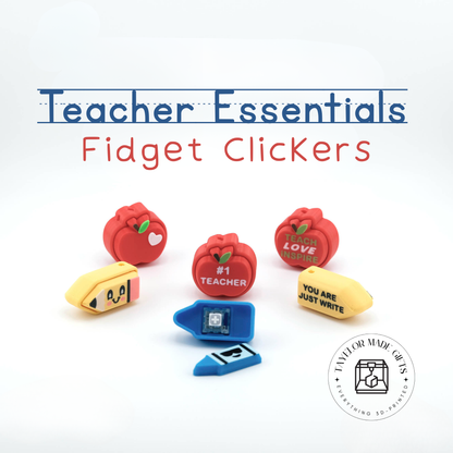 Teacher Essential Fidget Clickers – The Classroom-Ready Clickers Teachers Deserve! 🍎✨