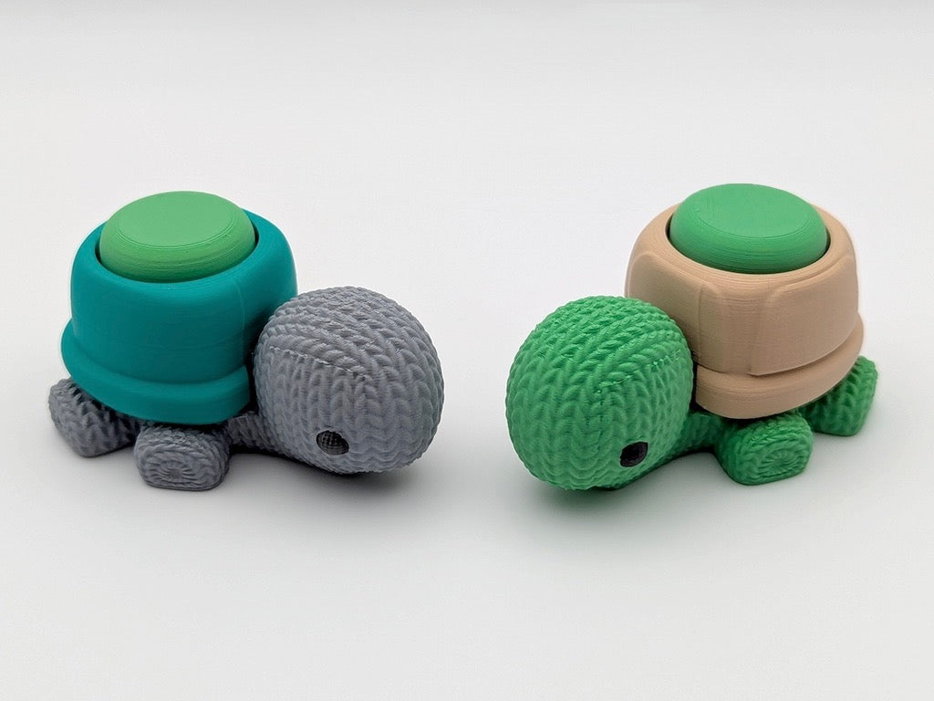 Crochet Turtle Fidget Clicker 🐢