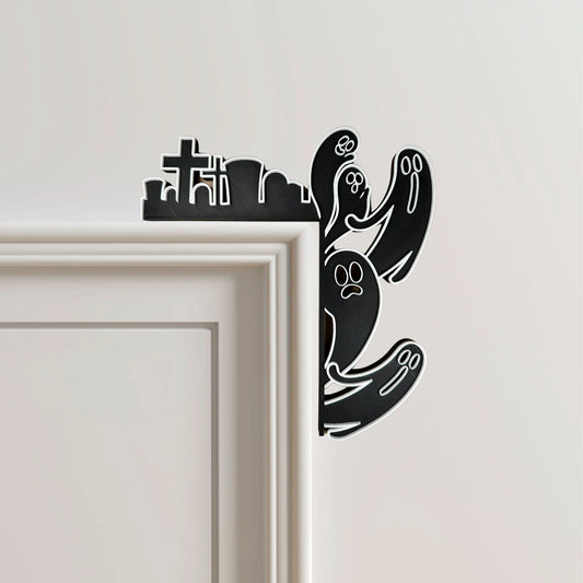 Spooky Door Hangers – Haunted Welcome Decor 👻🎃🕷️