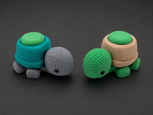 Crochet Turtle Fidget Clicker 🐢