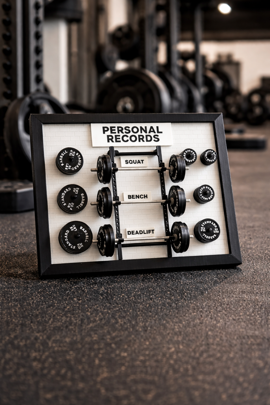 PR Board Display + Weight Plate Magnets | Track Your Gains in Style 💪