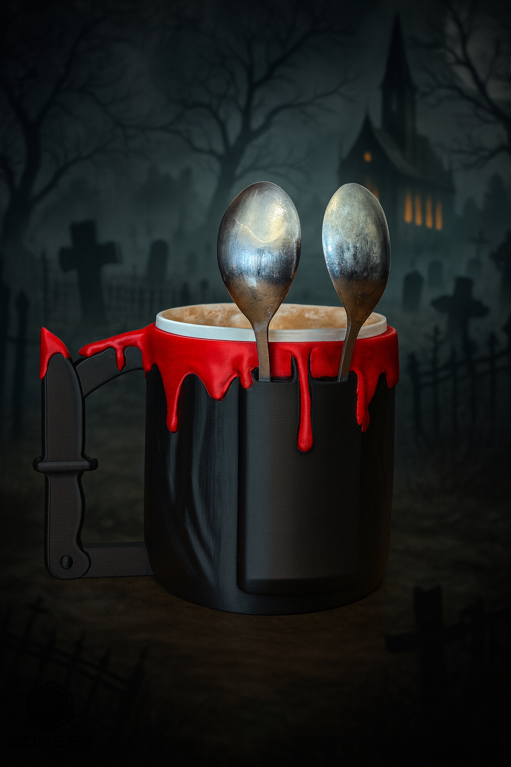 Ice SCREAM Pint Holder – Spooky, Fun & Functional! 👻🍦🔪