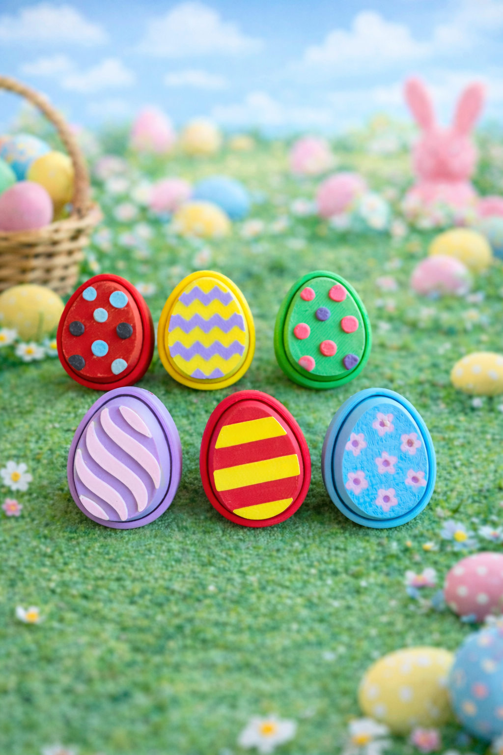 Easter Essentials Fidget Clickers Multi-Pack – Crack Open the Fun! 🐣🥚