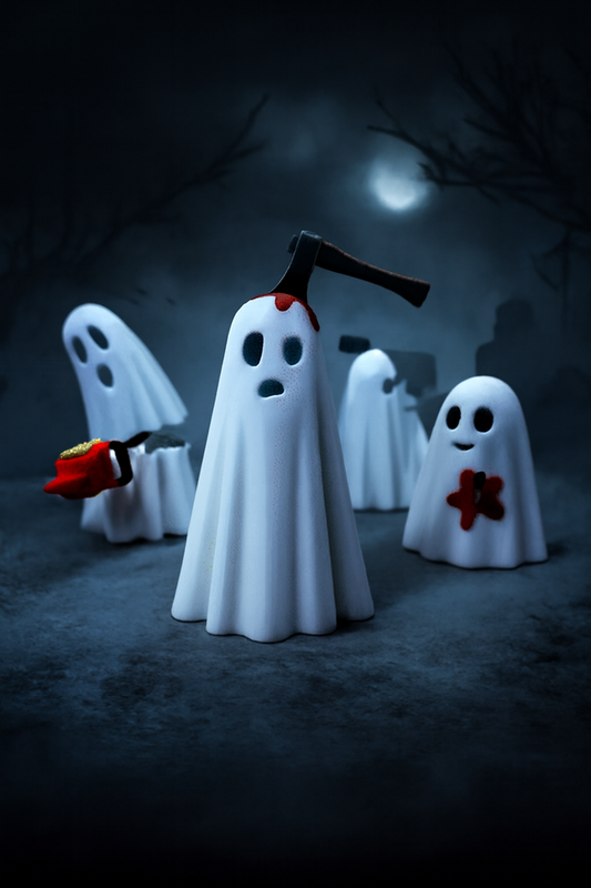 👻 Wounded Ghosts Halloween Décor – Spooky Haunted Night Vibes