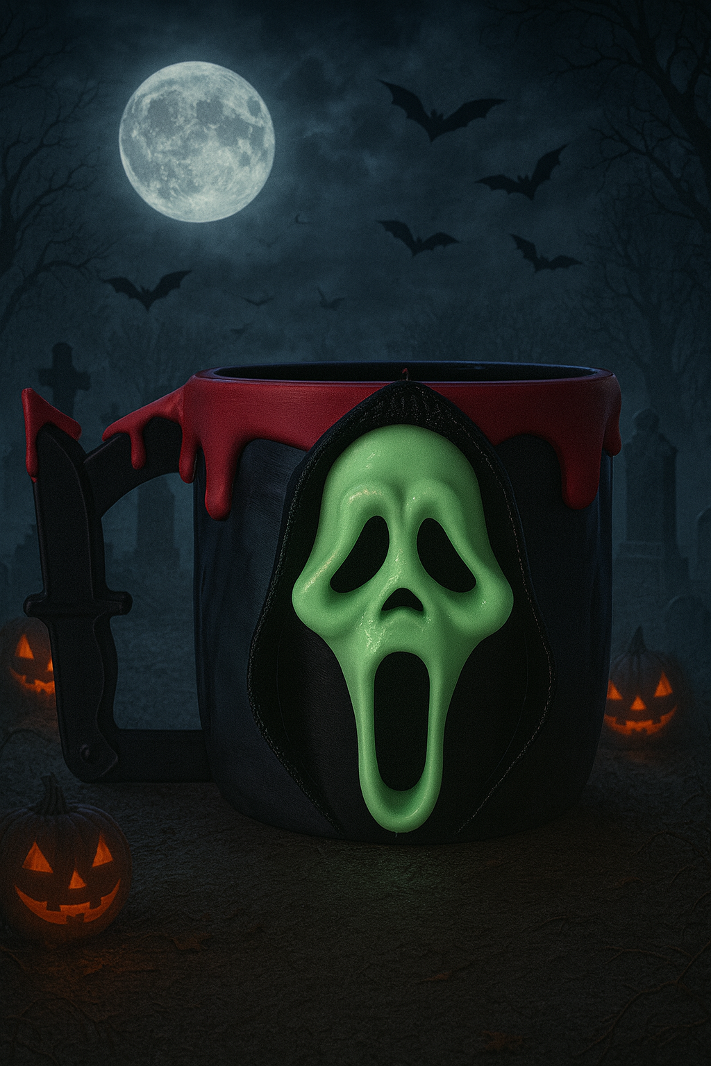 Ice SCREAM Pint Holder – Spooky, Fun & Functional! 👻🍦🔪