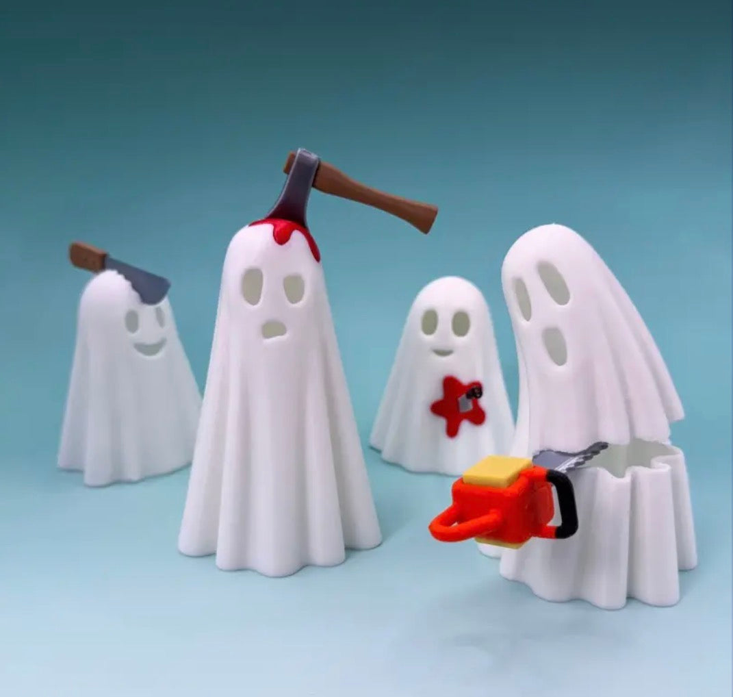 👻 Wounded Ghosts Halloween Décor – Spooky Haunted Night Vibes