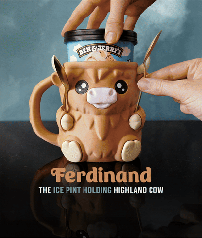 Ferdinand Highland Cow Pint Holder