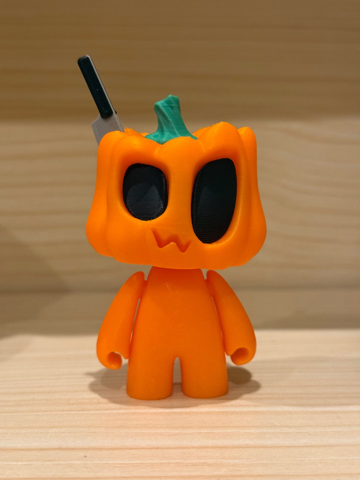 3D Printed Jack-o'-Lantern Pumpkin and Spooky Skeletons– Spooky & Stylish 🎃✨