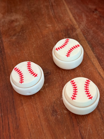 Set of 10: 3D Printed Mini Baseball Fidget Clickers - Stress Relief & Focus Toys