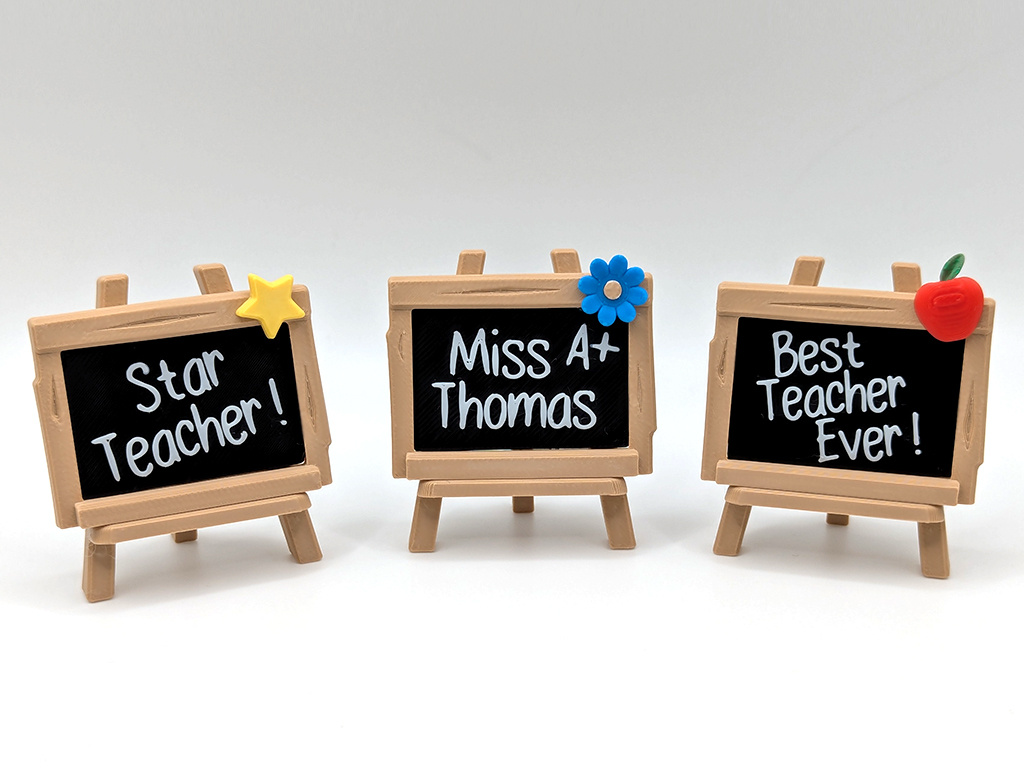 Teacher Appreciation Message Blackboards 🍎🖤