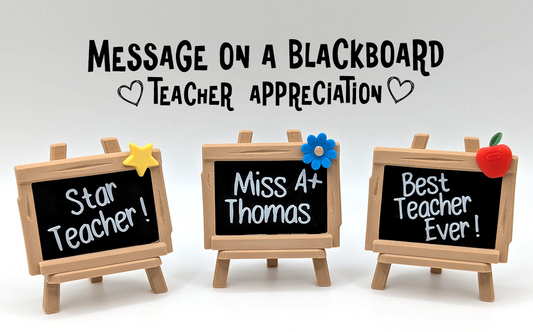 Teacher Appreciation Message Blackboards 🍎🖤