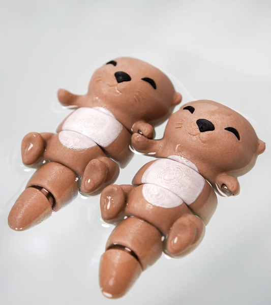 Set of 2 Otis the Flexi Otter – Your Magnetic Hand-Holding Companion! 🦦💞