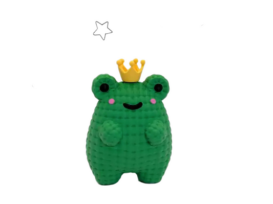 Little Knitted Frog Prince – A Fairytale Friend Full of Charm 🐸👑