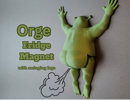 Ogre Fridge Magnet – Add Some Swampy Fun to Your Space 🟢🧲
