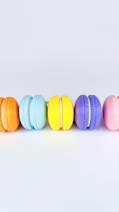 3D Printed Macaron Fidget Keychain – A Sweet and Interactive Treat! 🍬✨