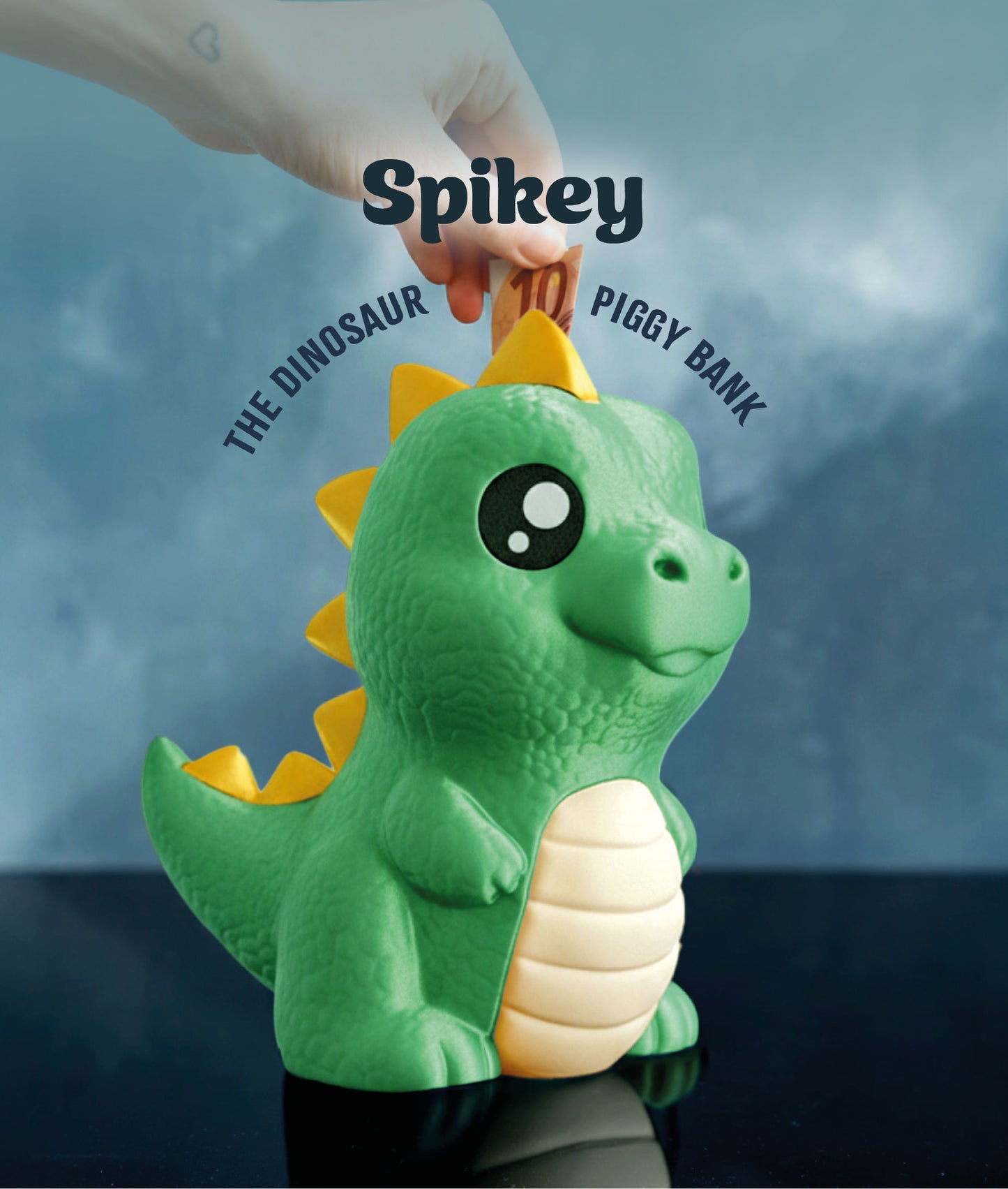 Spikey the Dinosaur Piggy Bank – Save Roar-somely! 🦖💰