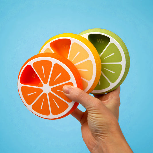 Loopfruit – The Citrus Pill Organizer that Clicks 🍊💊
