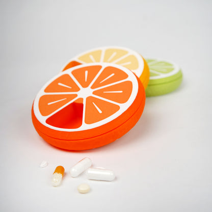 Loopfruit – The Citrus Pill Organizer that Clicks 🍊💊