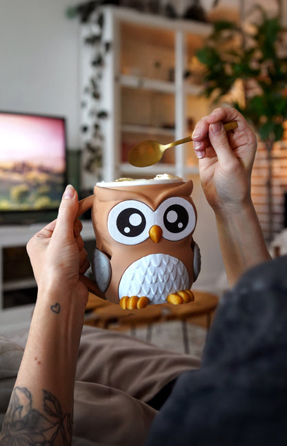 Owlfonso the Owl Ice Cream Pint Holder – A Hoot for Every Scoop 🦉🍦