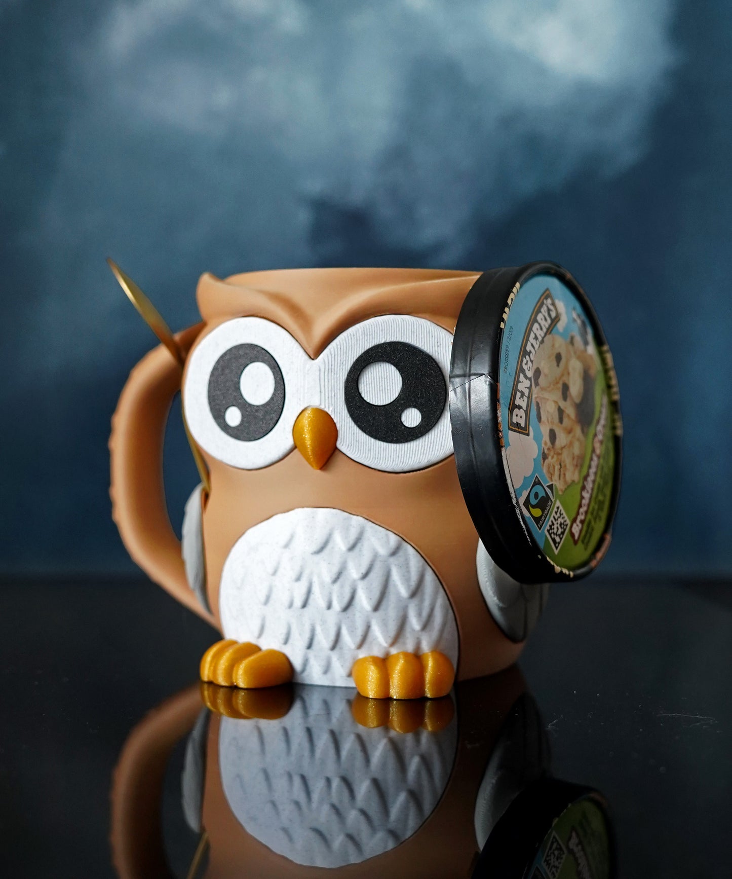 Owlfonso the Owl Ice Cream Pint Holder – A Hoot for Every Scoop 🦉🍦